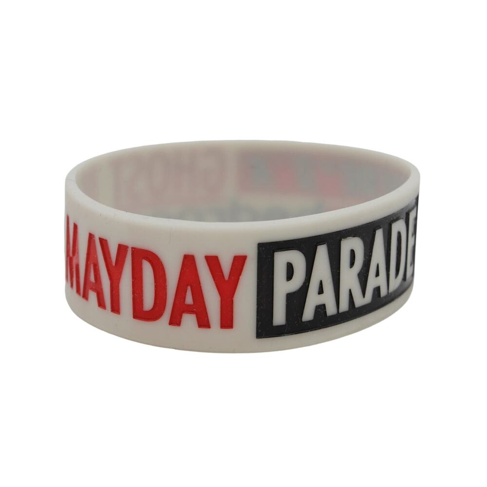 Mayday Parade "Theres a Ghost in My Bedroom" Silicone Bracelet #B2215